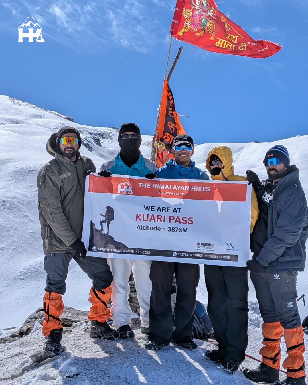 The Himalayan Hikes team at Kuari Pass